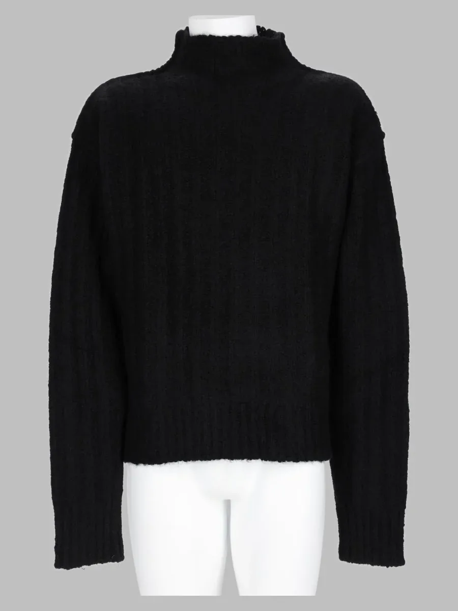 Cashmere-Silk Turtleneck Sweater by Rick Owens