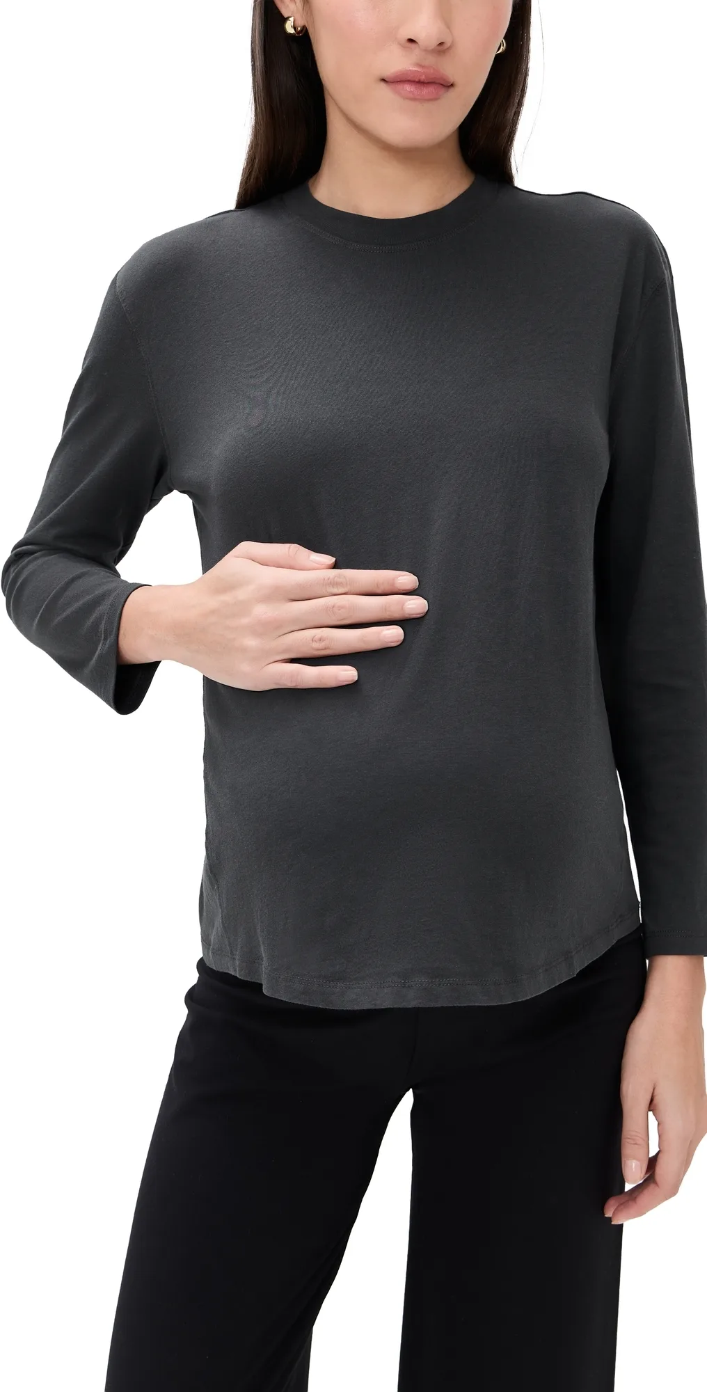 The Washed Cotton Long Sleeve Tee