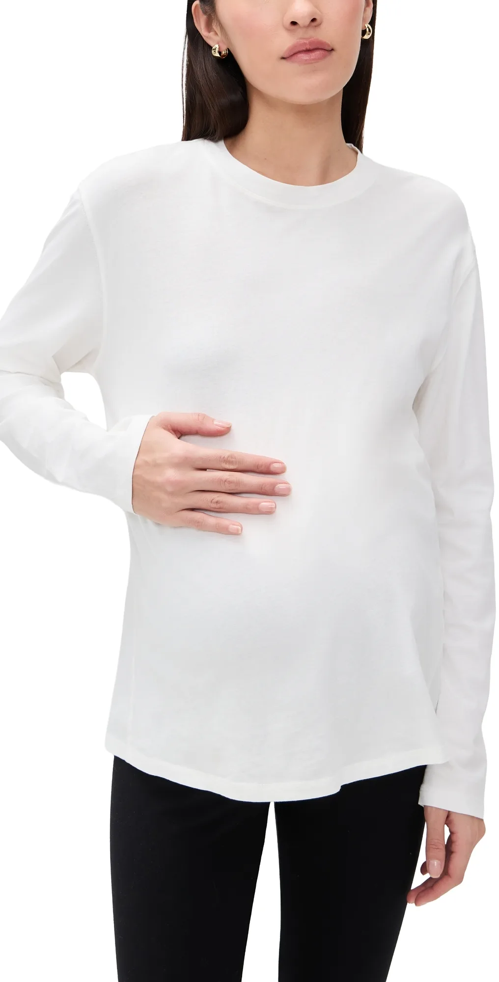 The Washed Cotton Long Sleeve Tee