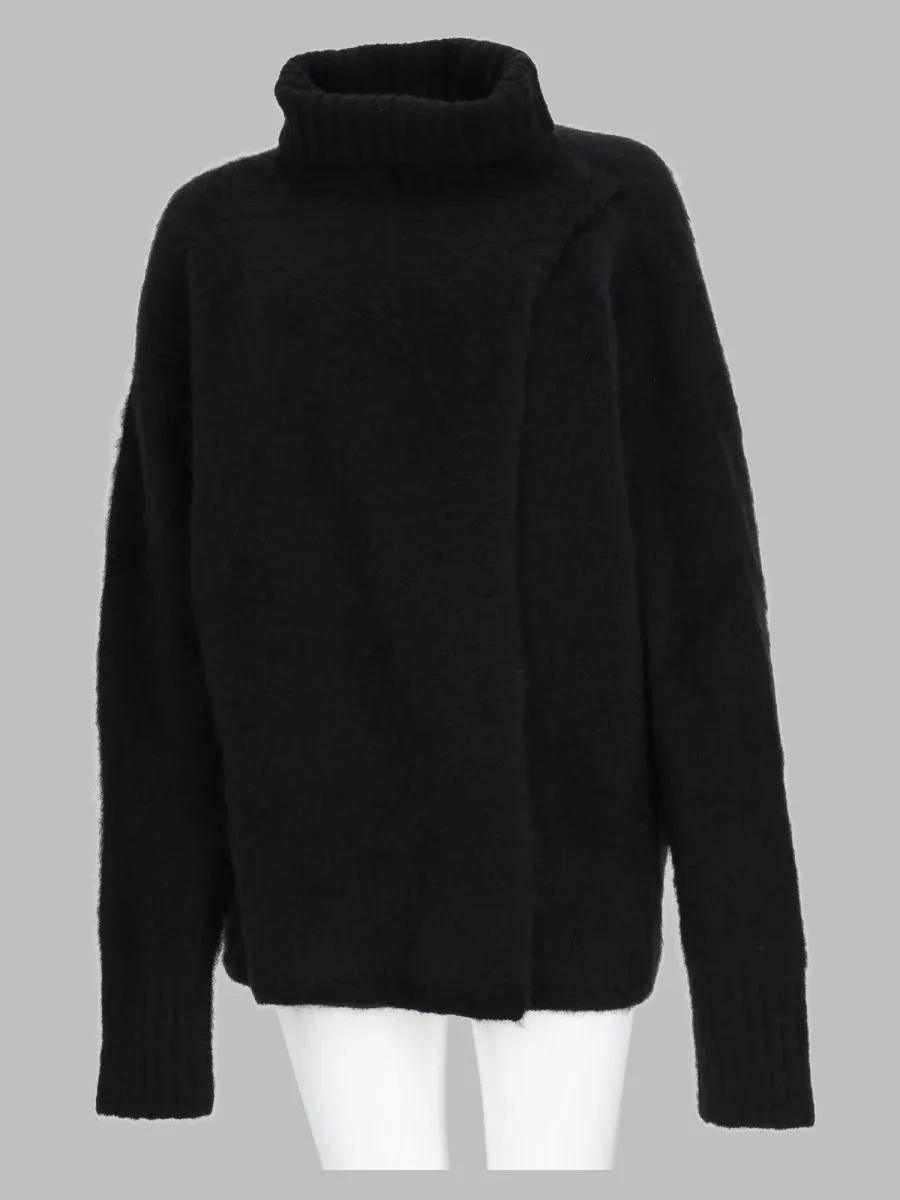 Alpaca and Wool Turtleneck Sweater by Uma Wang