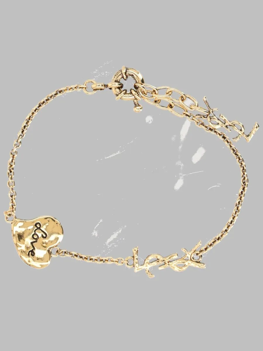 Cassandre Heart Bracelet by Saint Laurent
