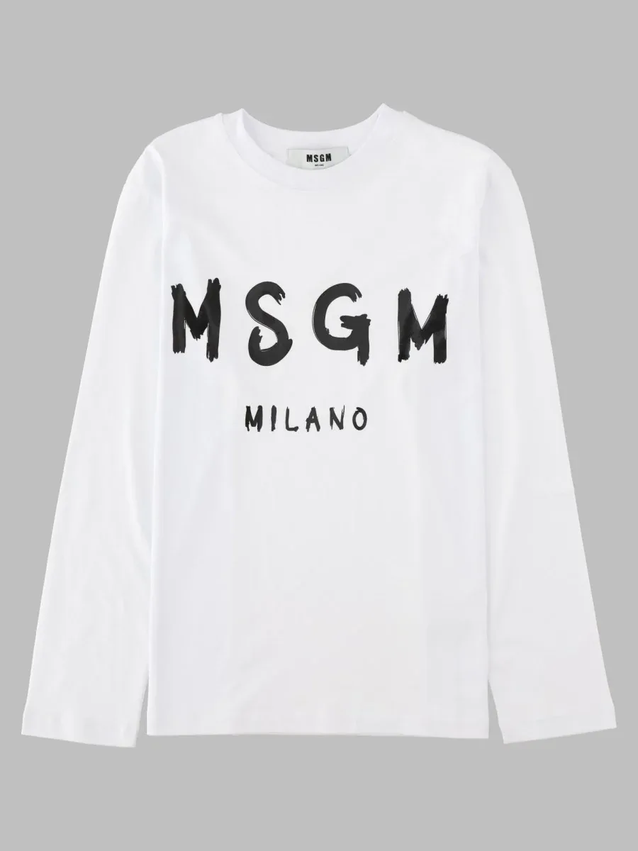 Logo-Print T-Shirt by MSGM