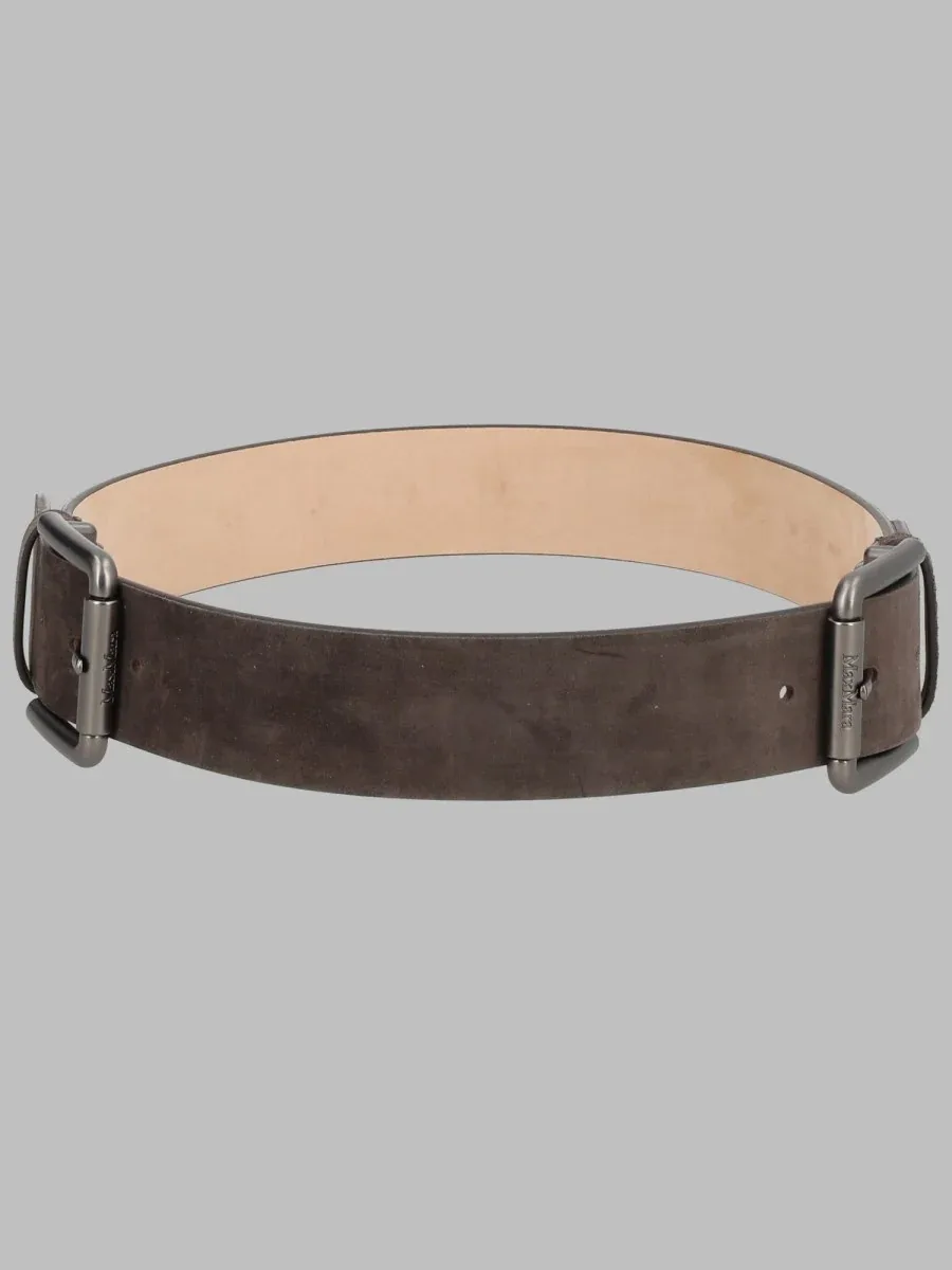 Studded Calf Leather Belt by Max Mara