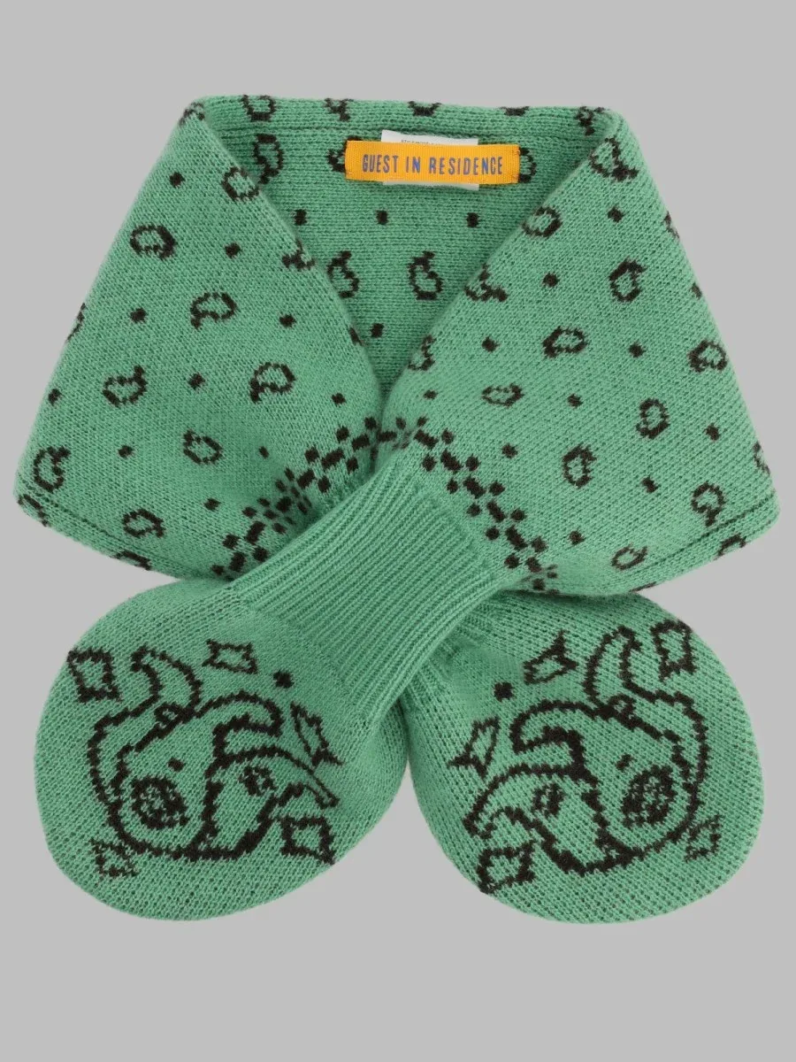 Wool-Cashmere Blend Bandana Scarf by Guest In Residence