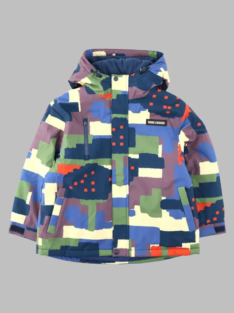 Paint Forest Print Jacket by Bobo Choses
