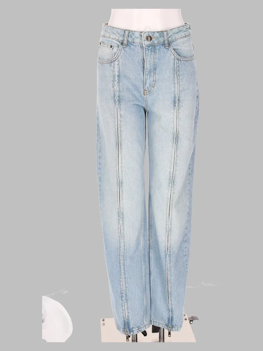 Straight Denim Jeans by Rotate Birger Christensen