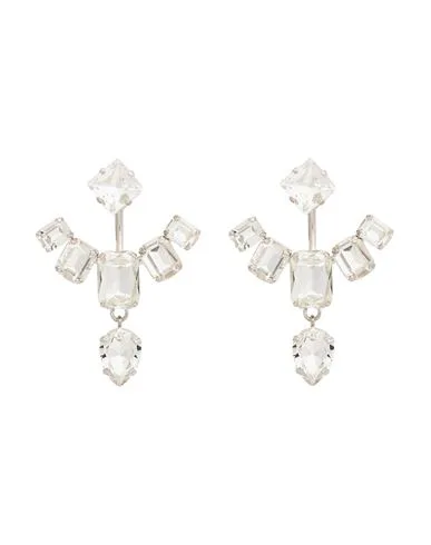 Earrings Brass, Glass