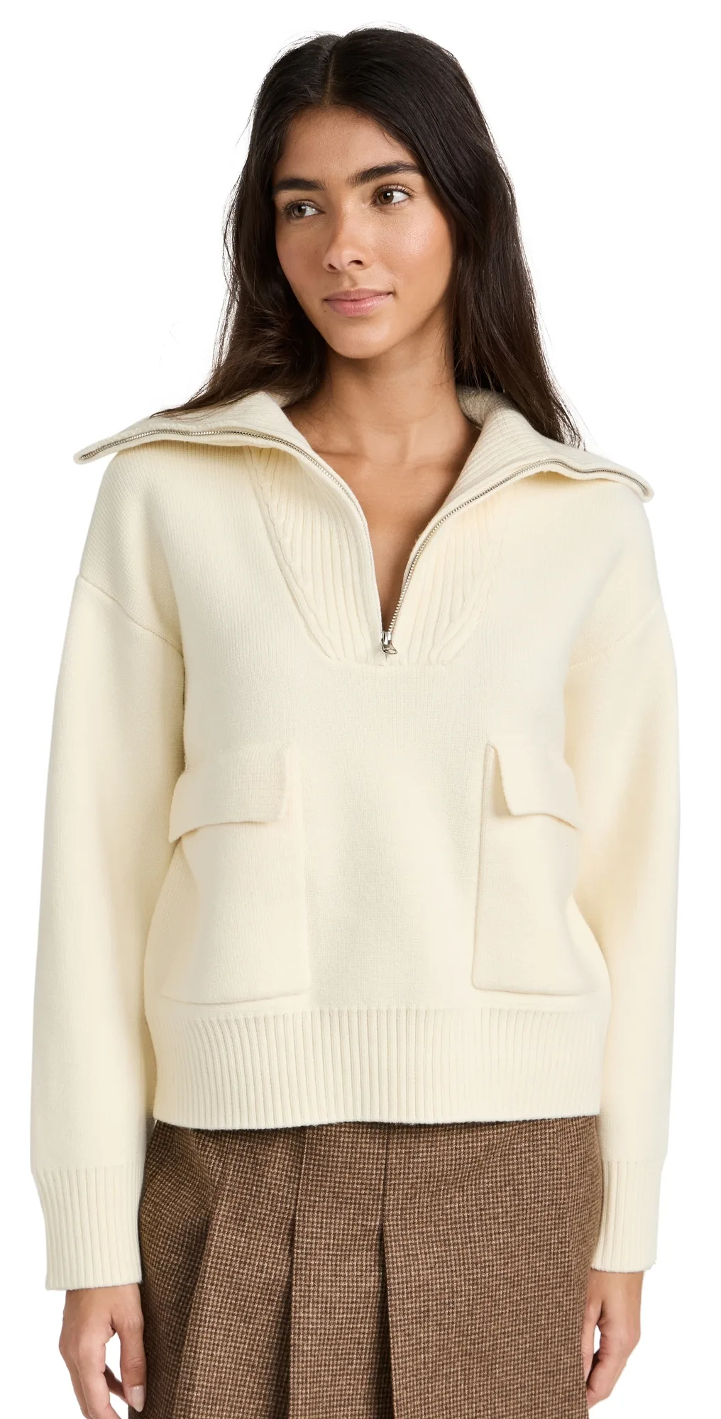 Quarter-Zip Knit Sweater
