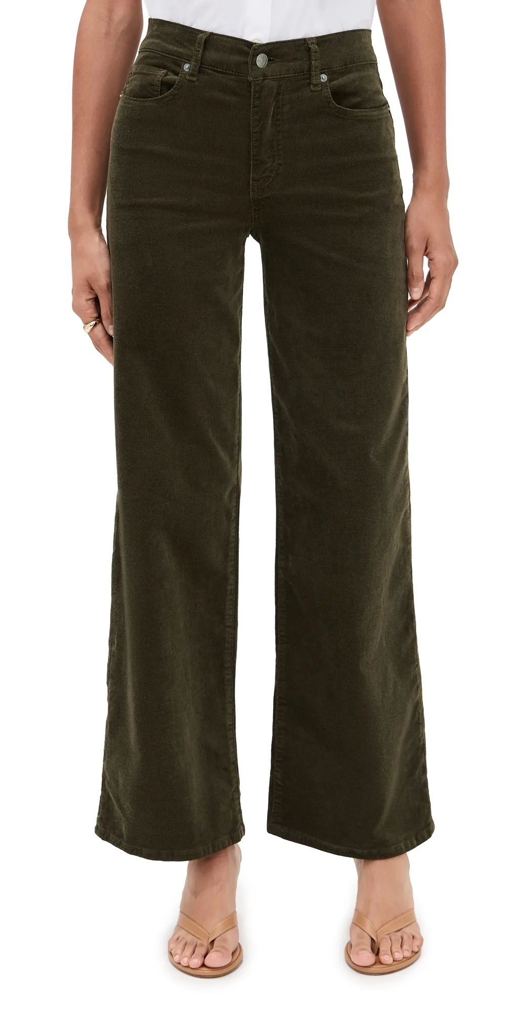 Le Slim Palazzo Corduroy Jeans
