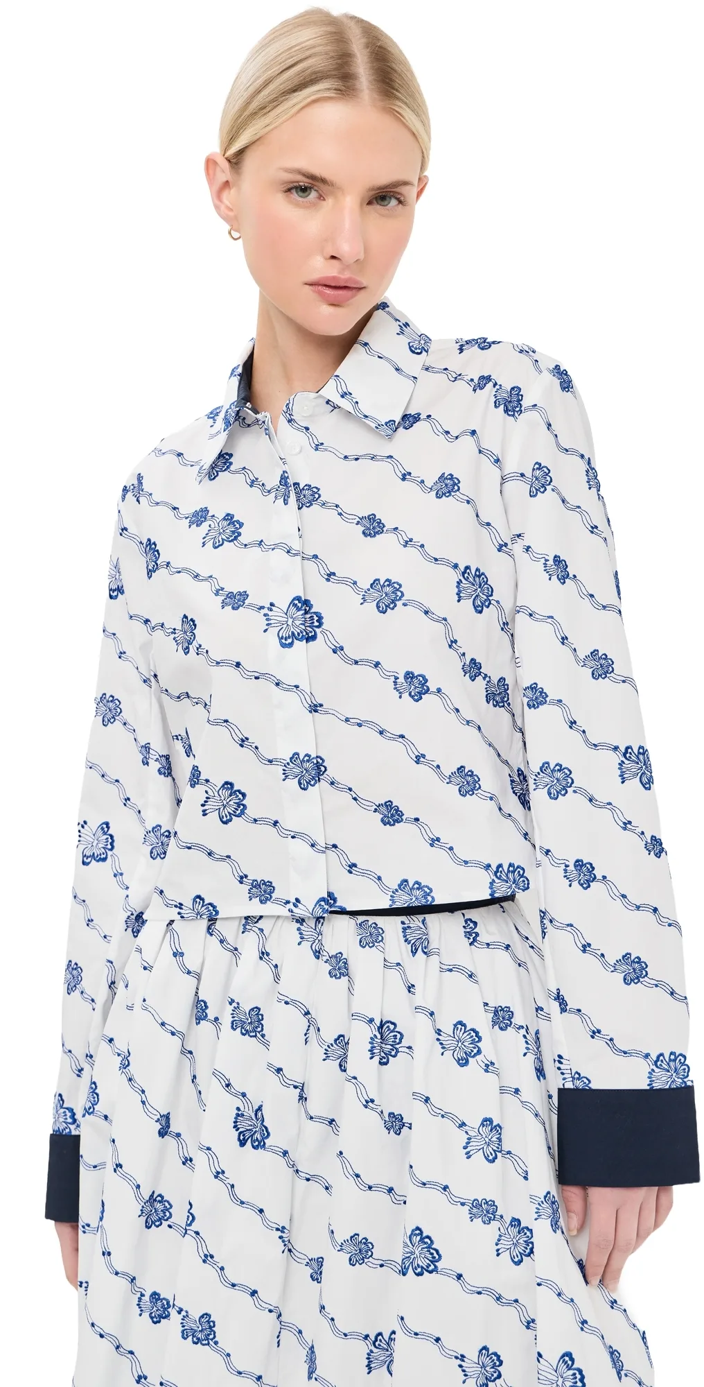 Cropped Button Down by Rosie Assoulin