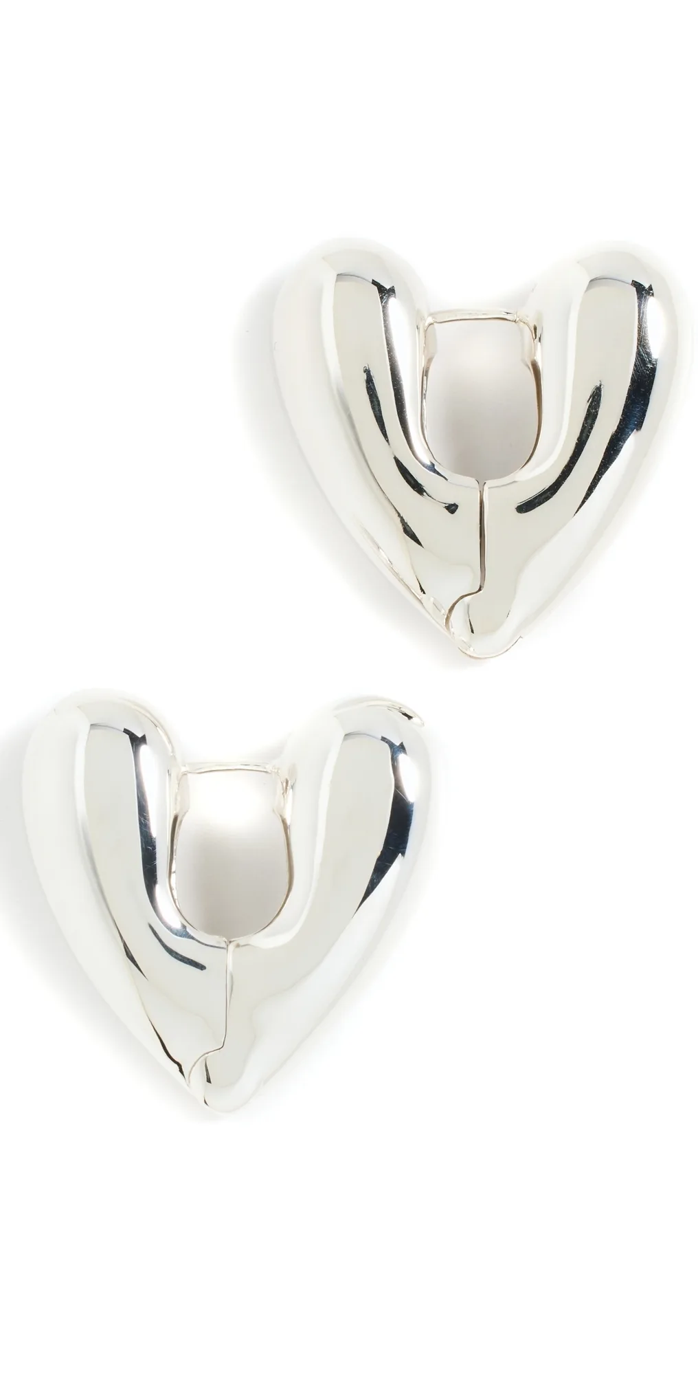 Large Heart Hoops