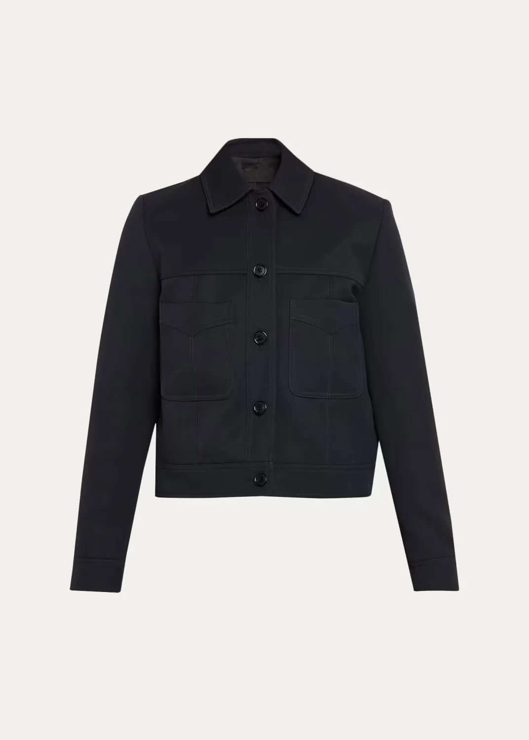 Susannah Virgin Wool Cropped Jacket