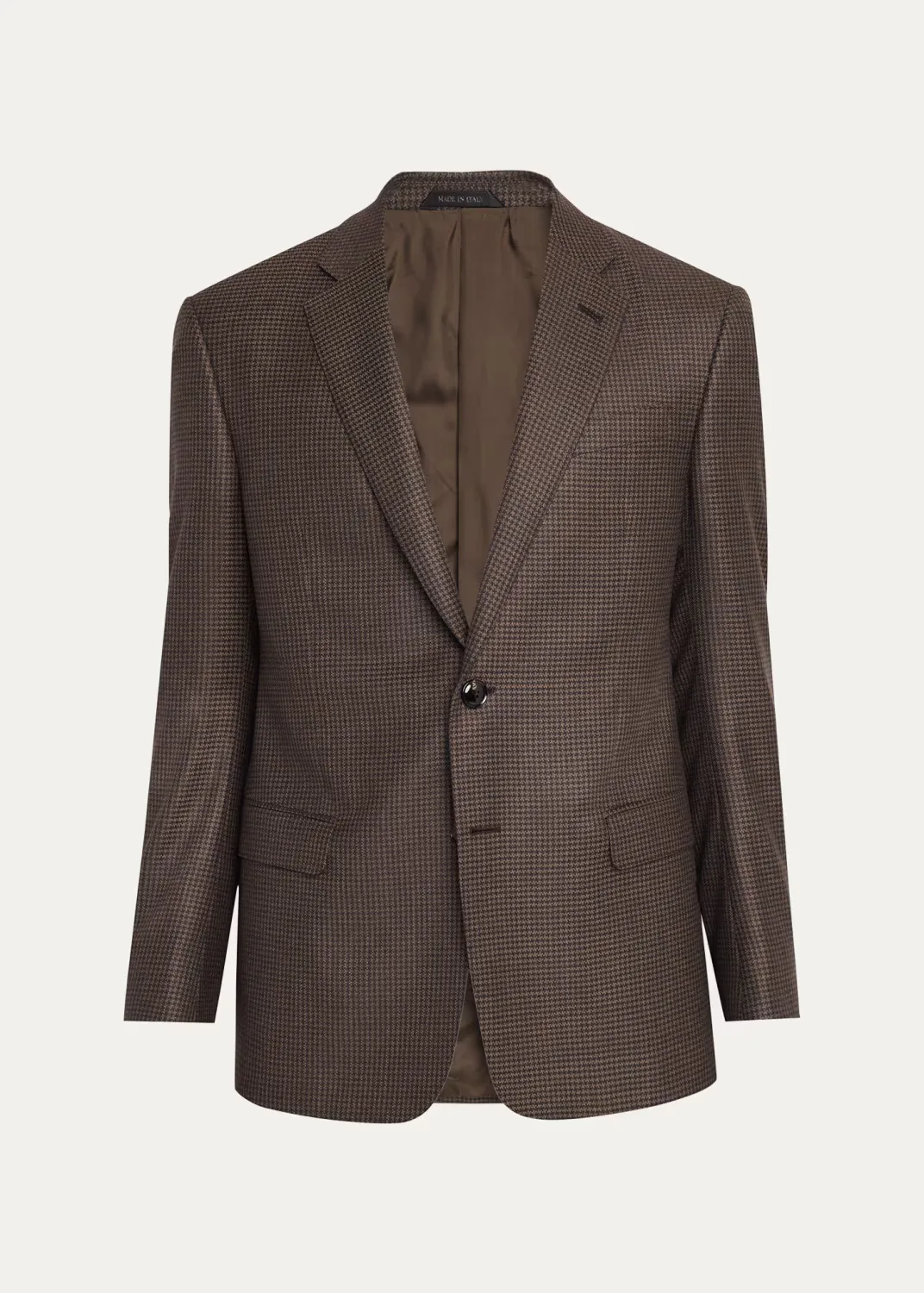 Soft Line Houndstooth Single-Breasted Sport Coat