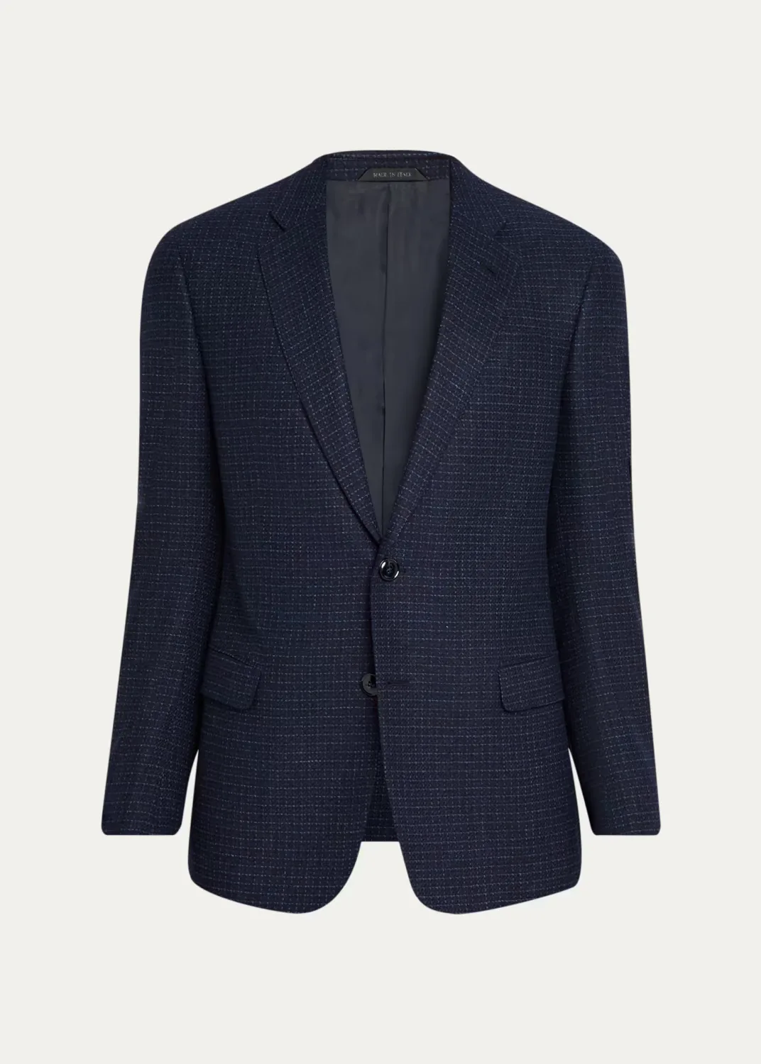 Soft Line Check Single-Breasted Sport Coat
