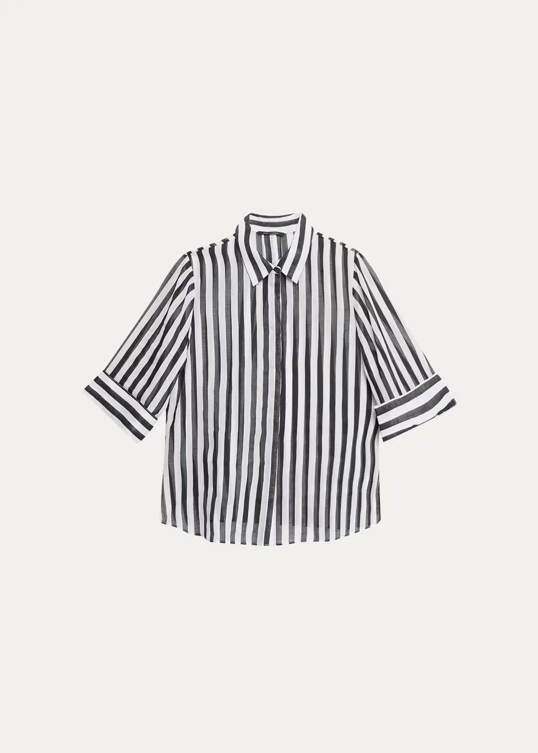Jolie Striped Cotton Blouse
