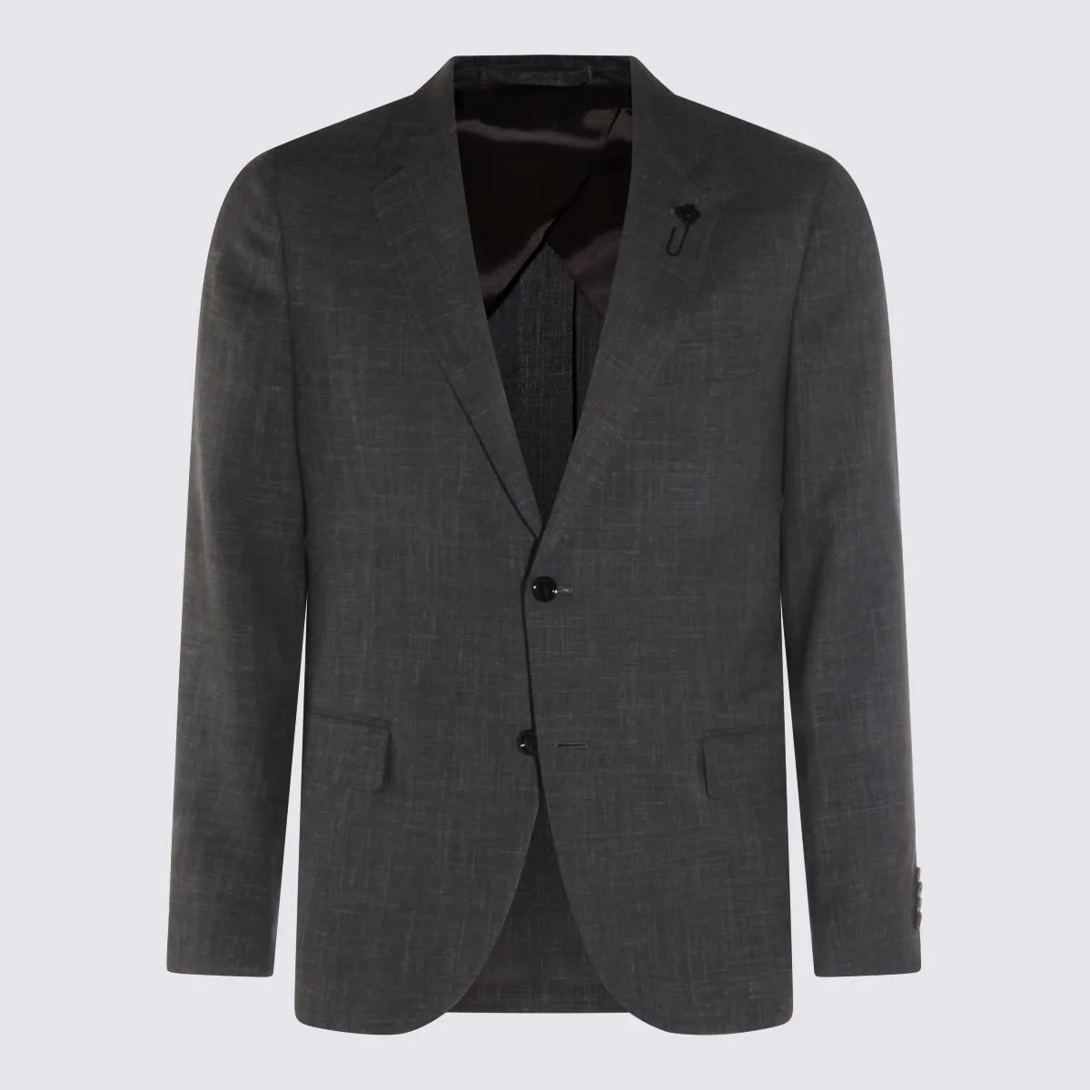 Dark Grey Wool Suits by Lardini