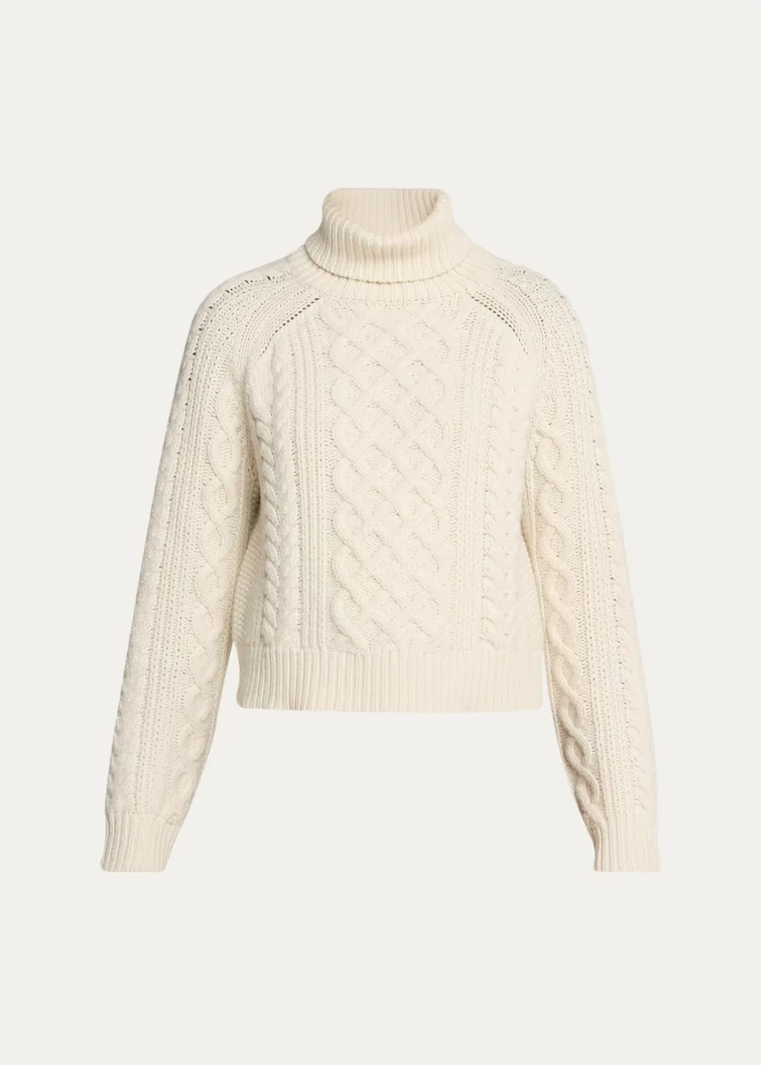 Ezren Cable-Knit Wool Turtleneck Sweater