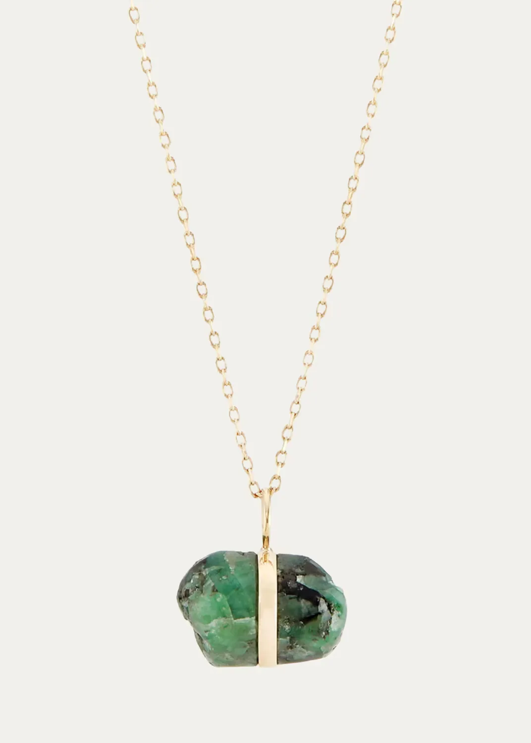 14K May Birthstone Pendant Necklace