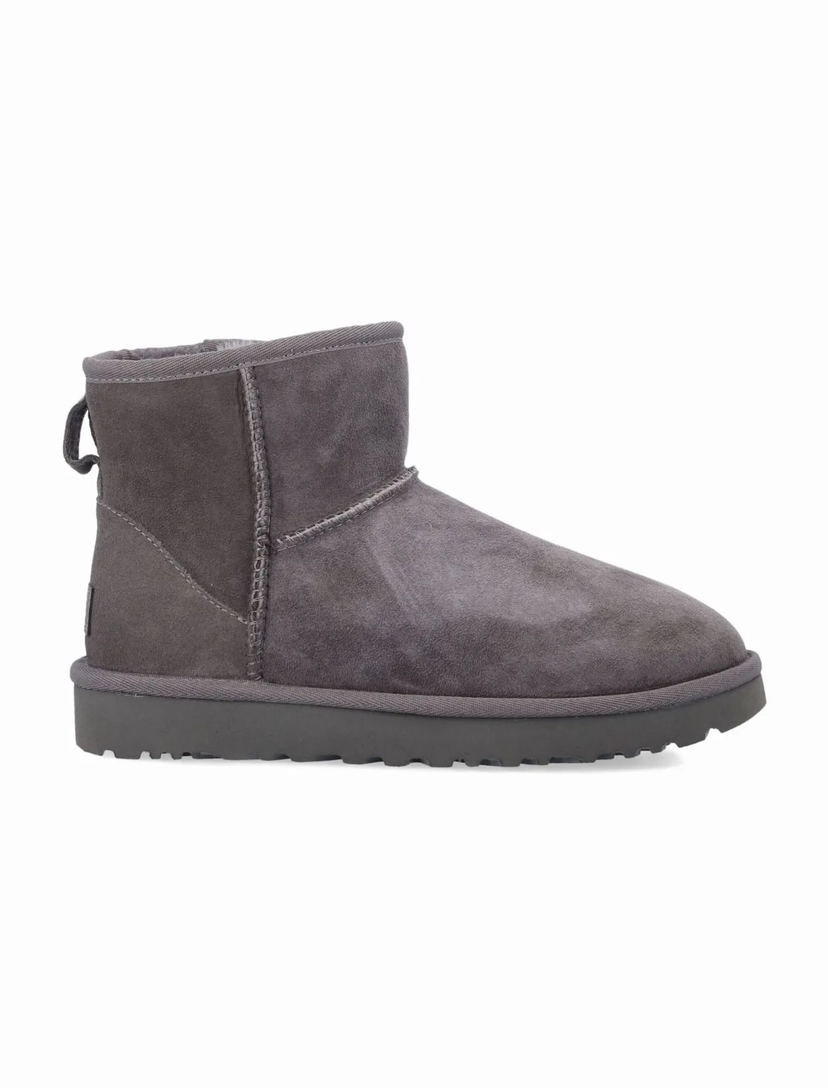 Classic Mini Ii Suede Boots With Shearling Lining