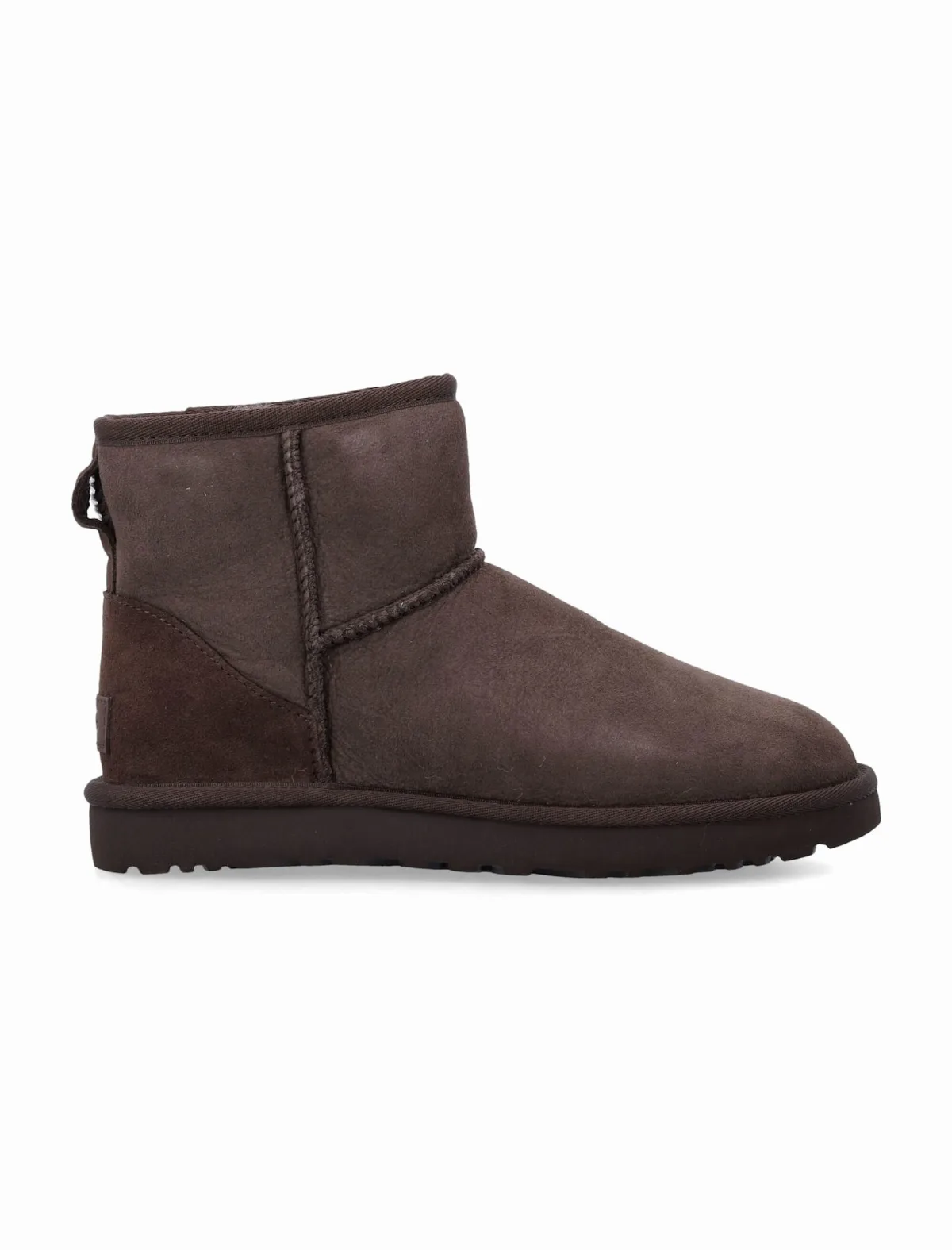 Classic Mini Ii Suede Boots With Shearling Lining