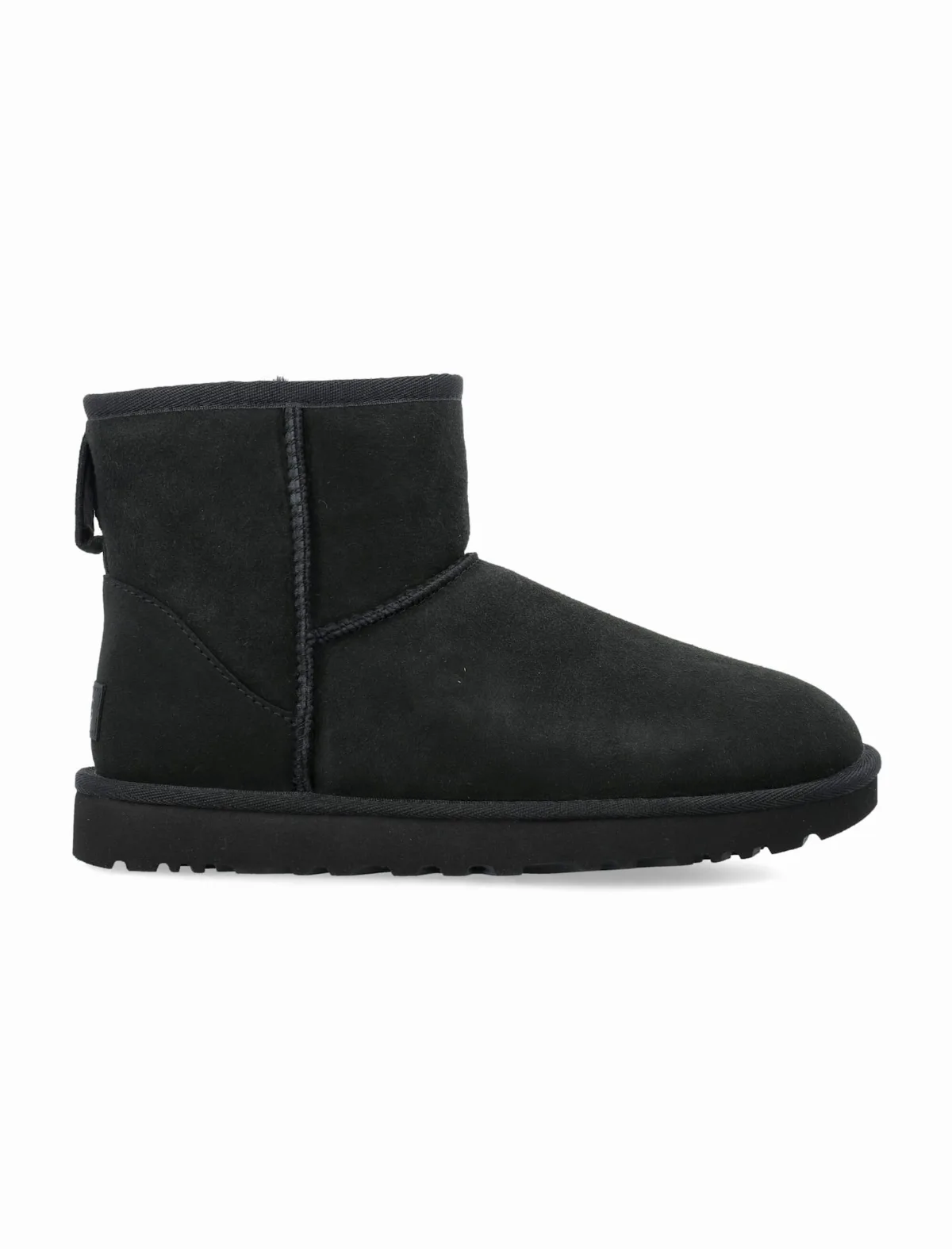 Classic Mini Ii Suede Boots With Shearling Lining