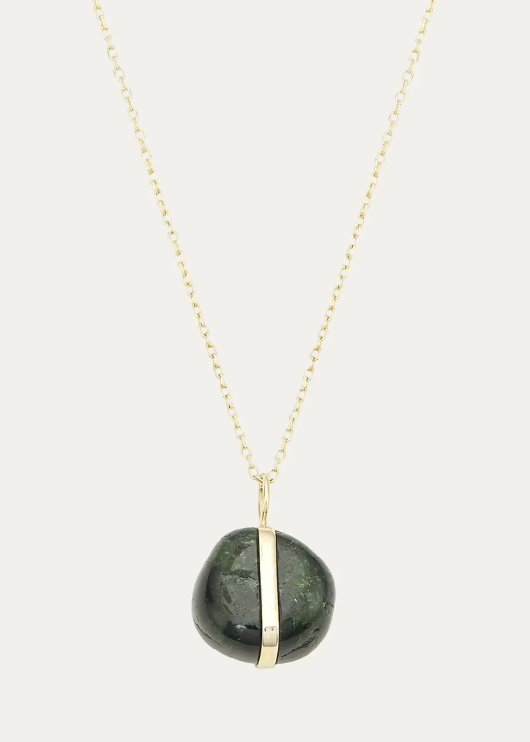 14K October Birthstone Pendant Necklace