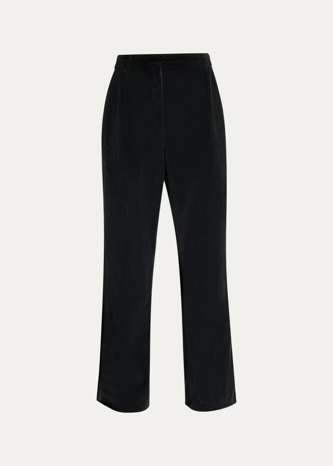 Adler Corduroy Pleated Relaxed-Leg Pants