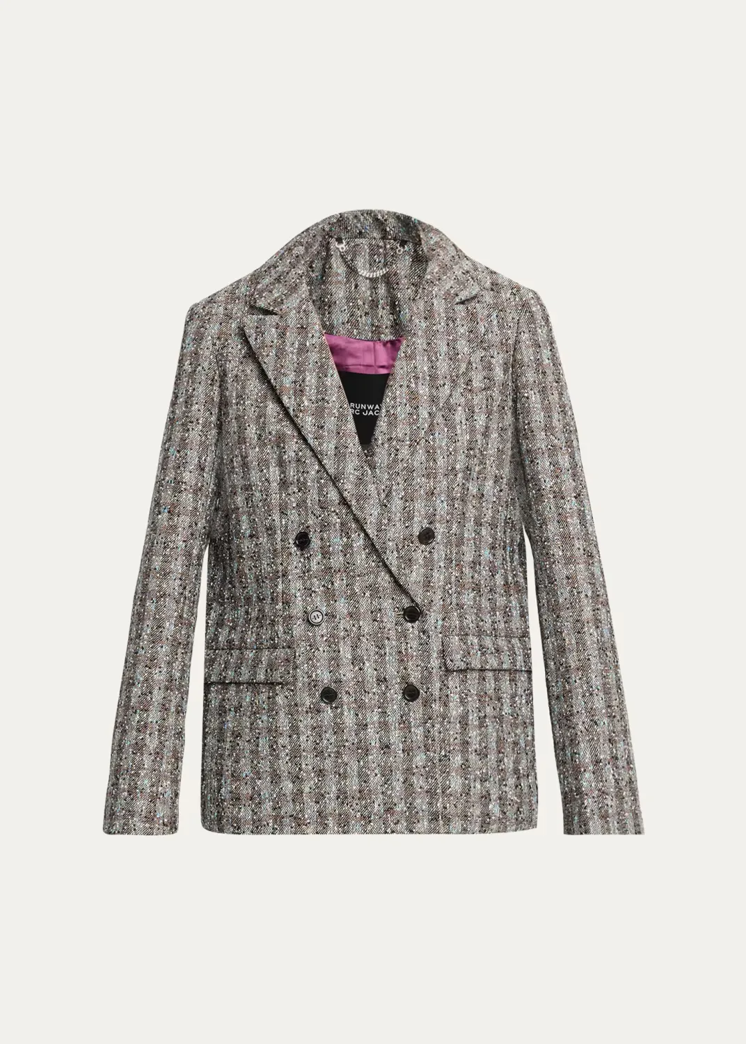 Textured Wool-Blend Blazer