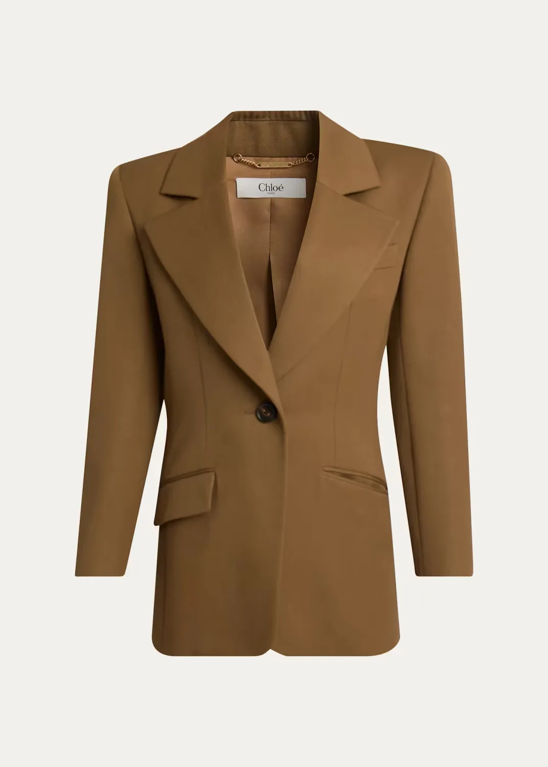 Virgin Wool Notch-Lapel Jacket
