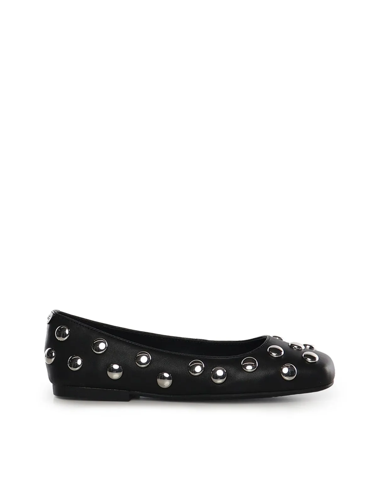 Matilda Studded Leather Ballerina Flats