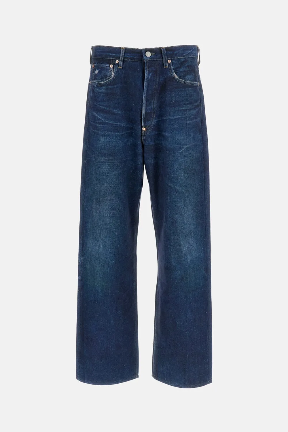 Denim Printed Trousers by Junya Watanabe