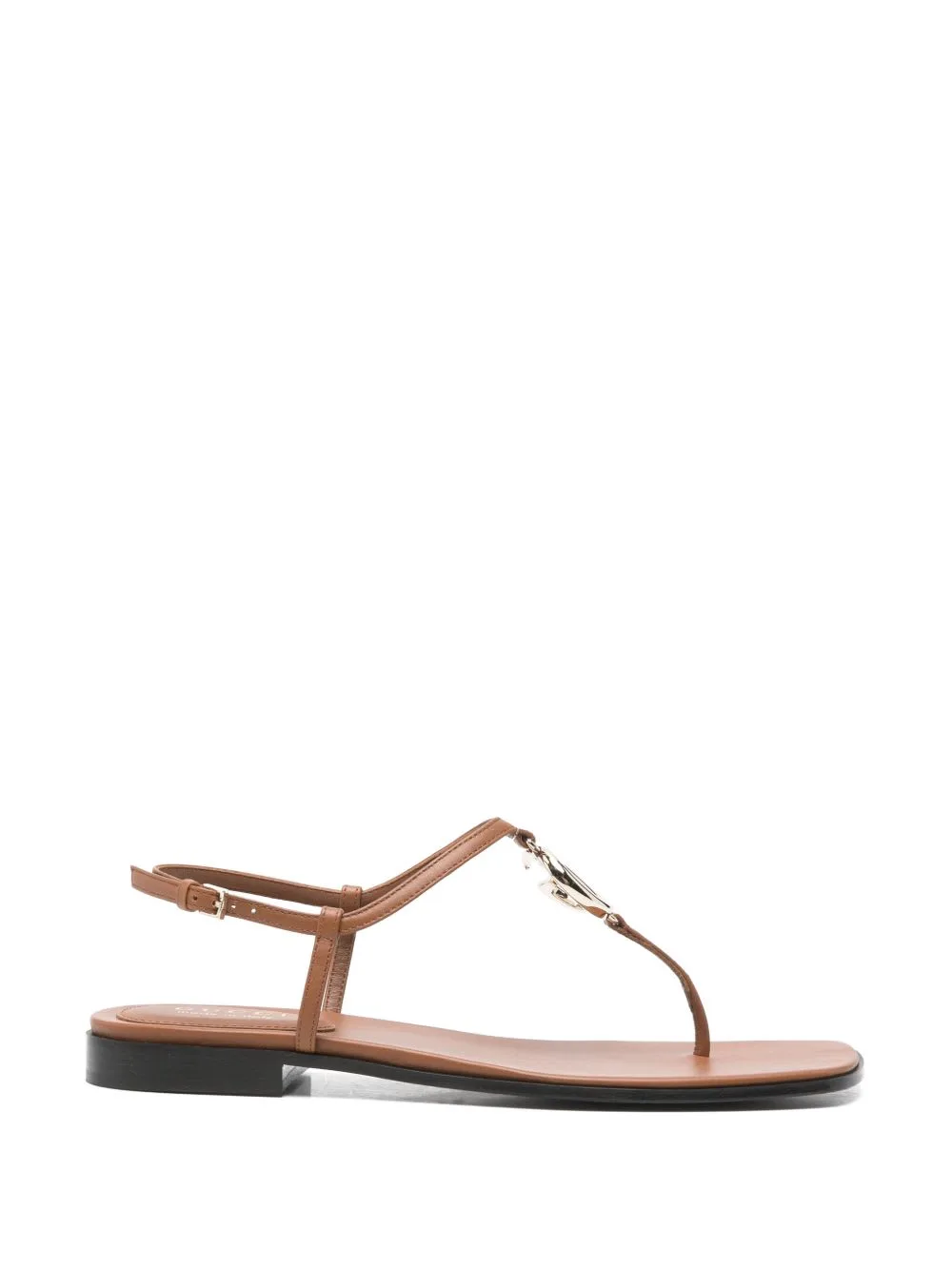 Gg Marmont Leather Sandals