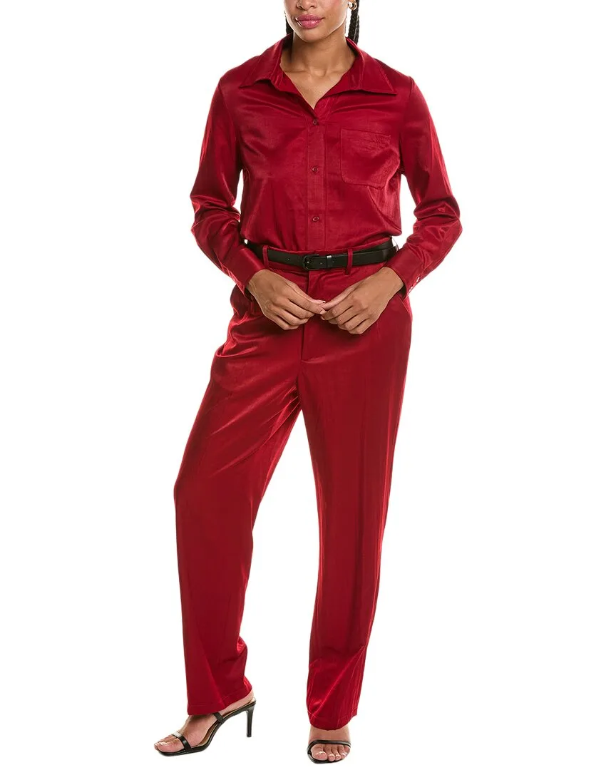 2Pc Long Sleeve Jacket & Pant Set