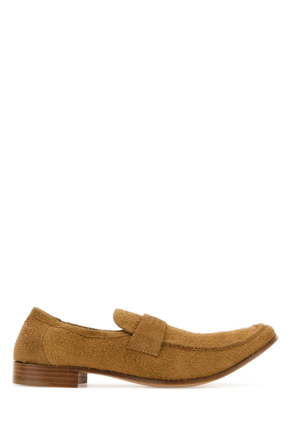 Camel Suede Loafers by MM6 Maison Margiela