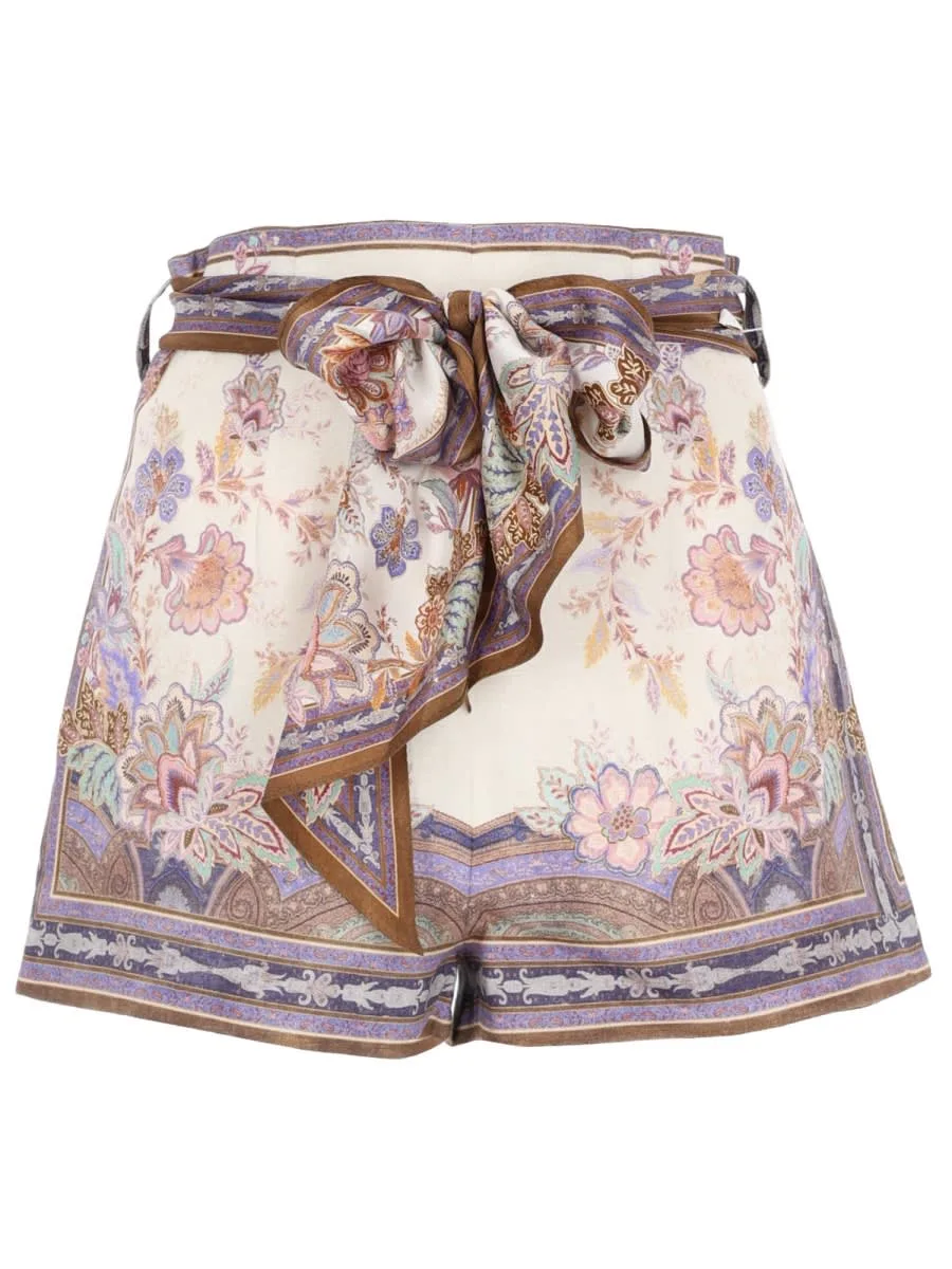 Shorts Con Foulard luna by Zimmermann