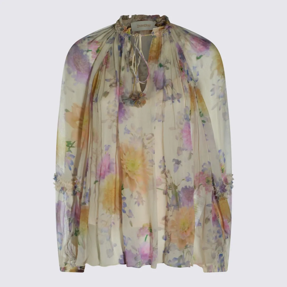 Cream Dahlia Blouse Top