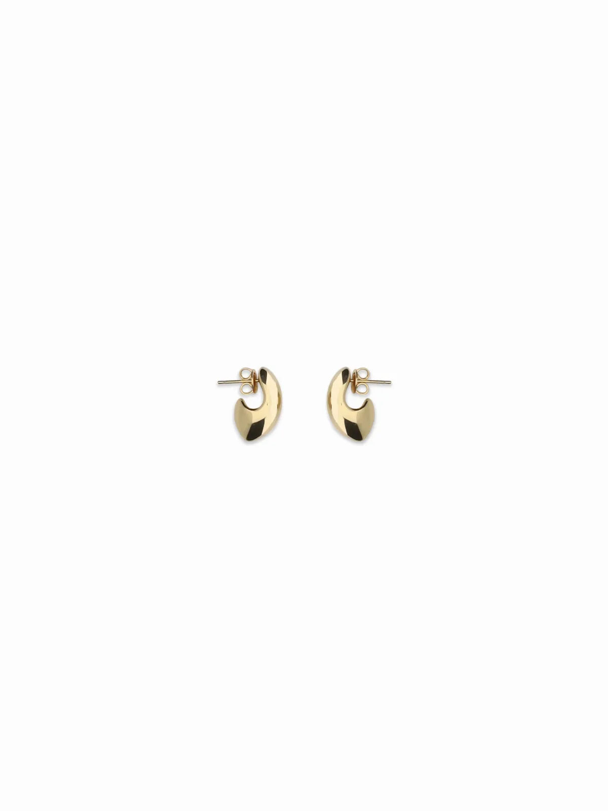 Polished Disc Earrings