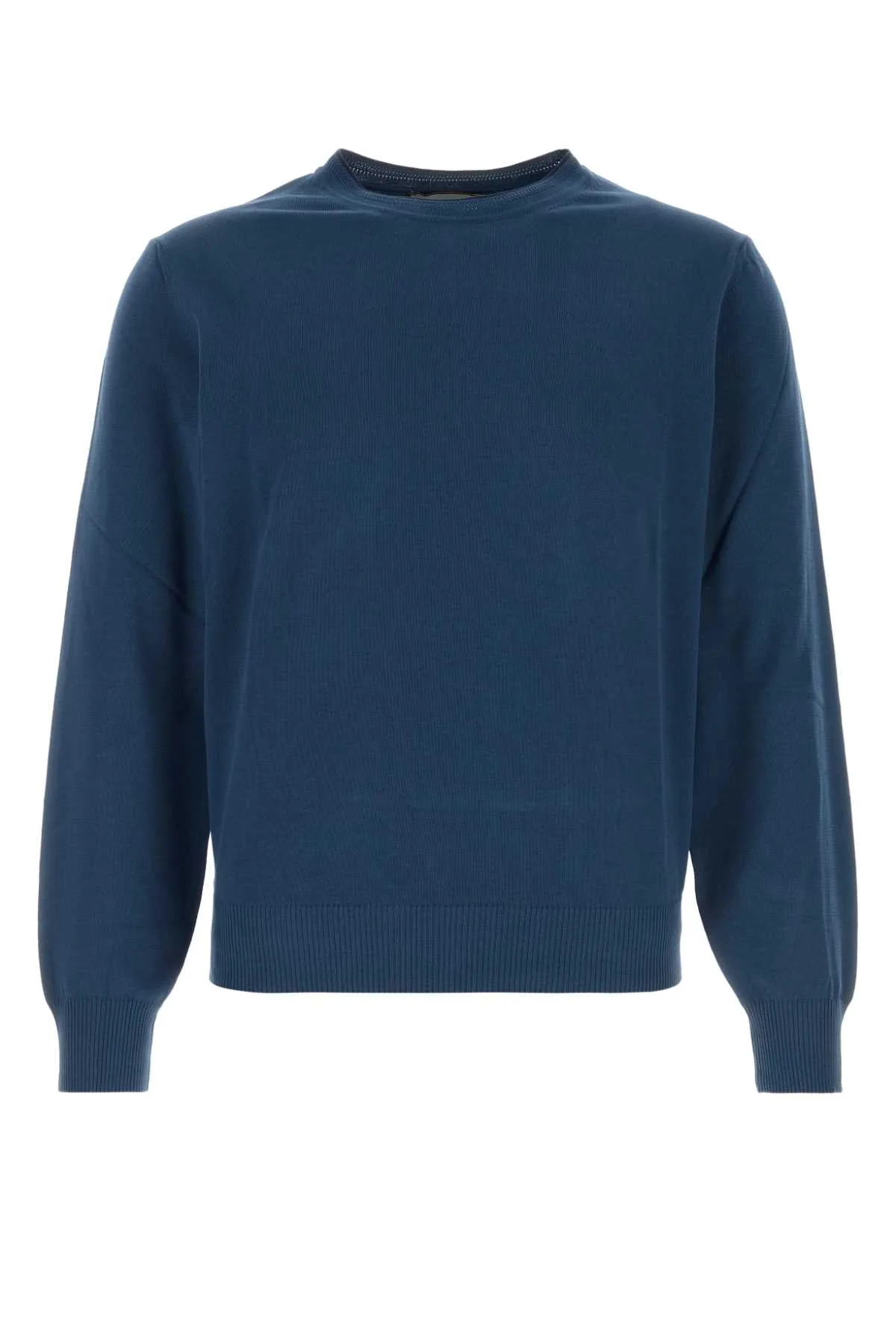 Navy Blue Cotton Sweater
