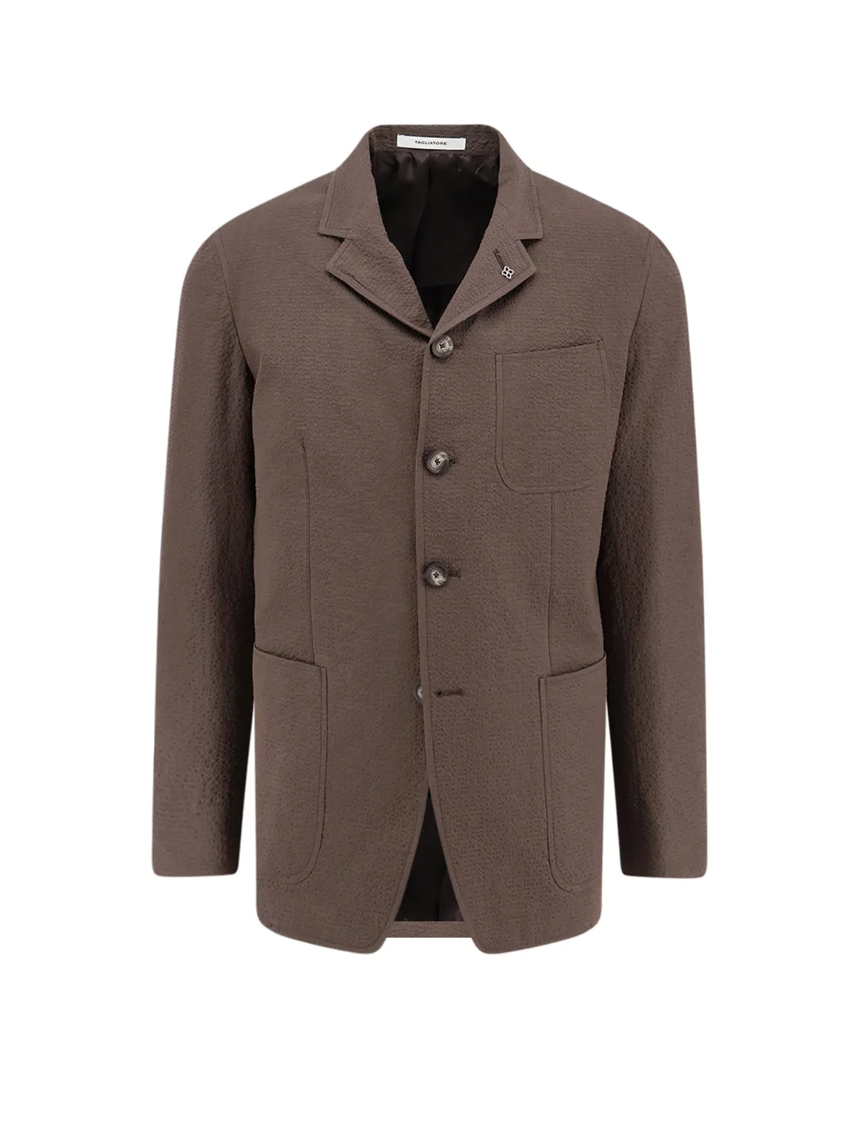 Torrent Wrinkled Cotton Blazer