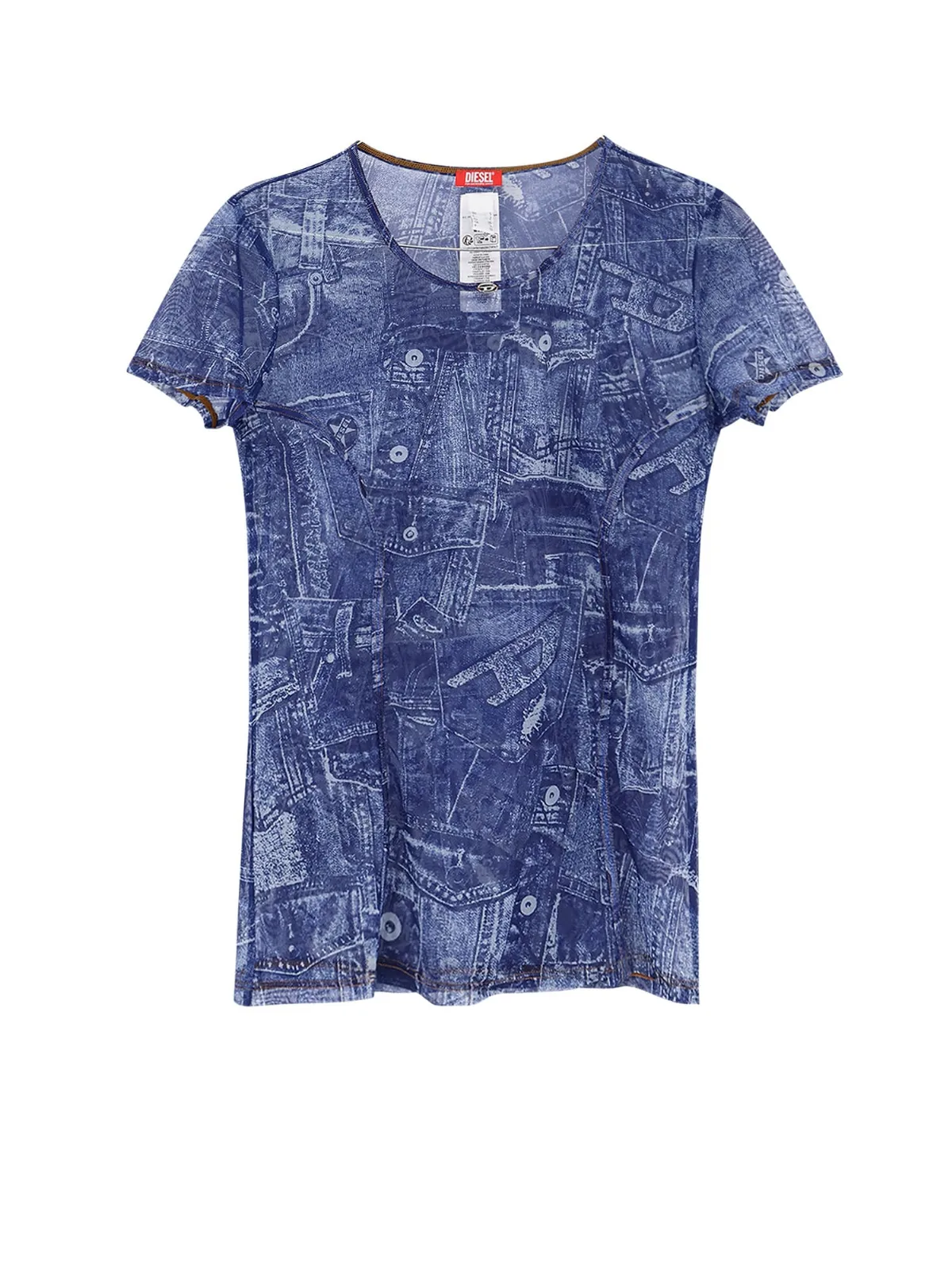 Kasia T-shirt With Denim Print