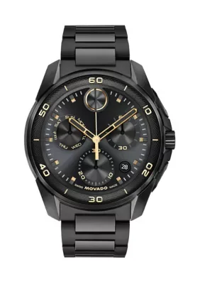 Bold Verso S Watch with Black Dial