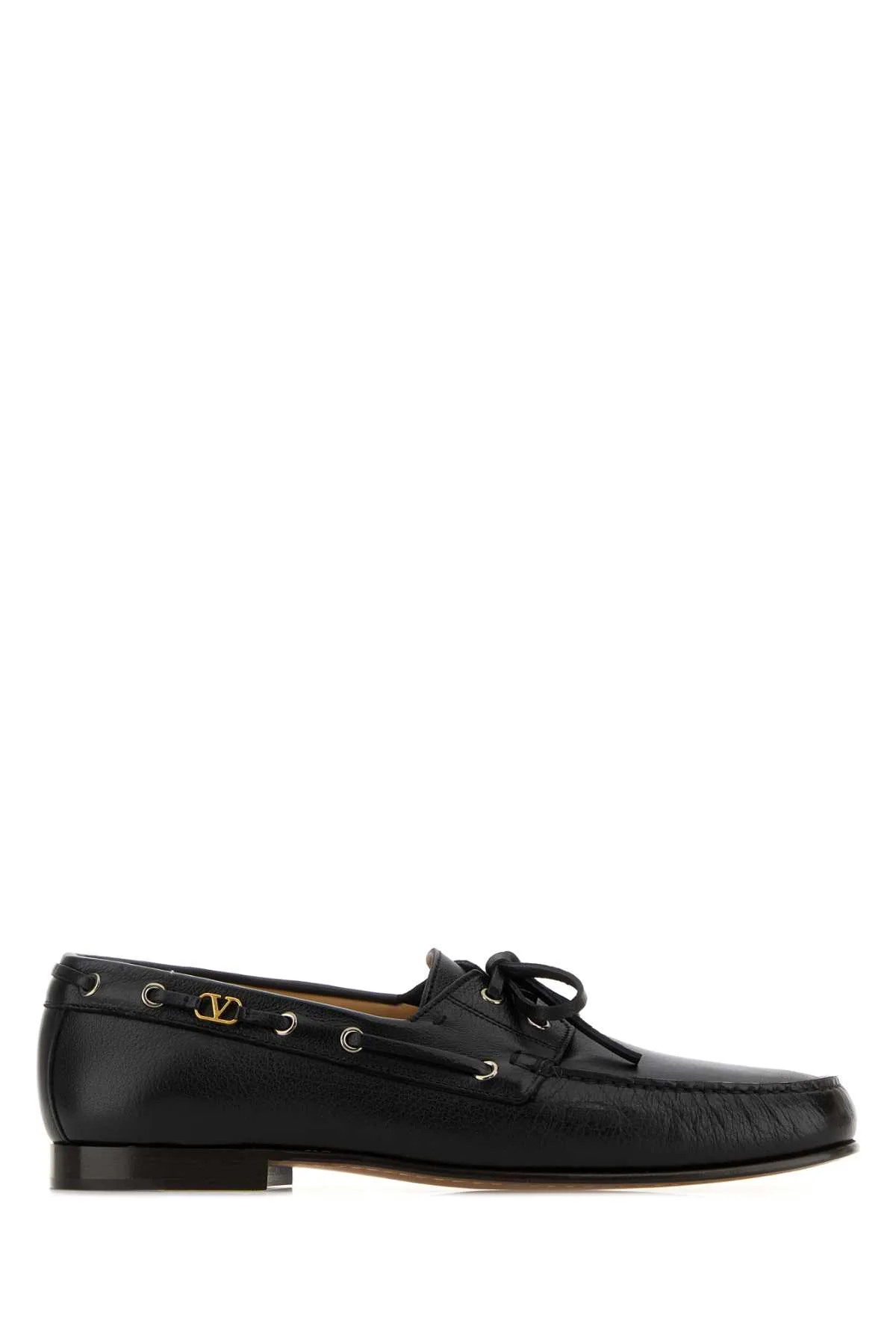 Black Leather Loafers