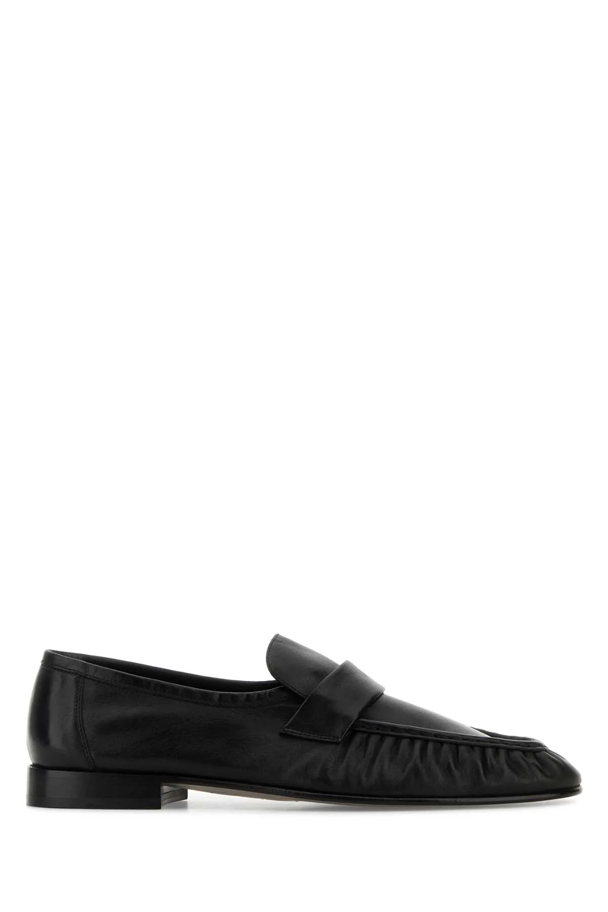 Black Leather Loafers