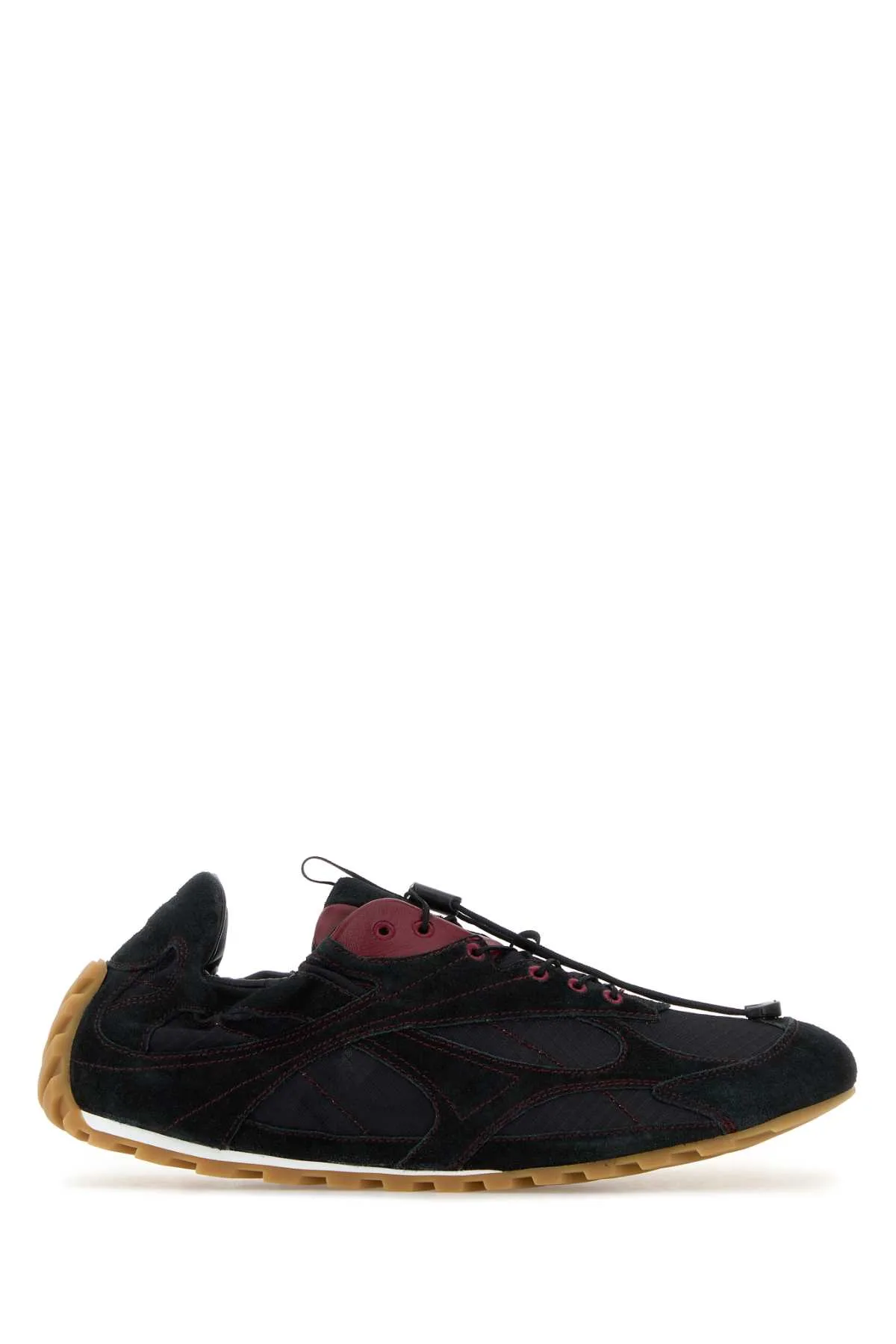 Black Fabric And Suede Orbit Flash Sneakers