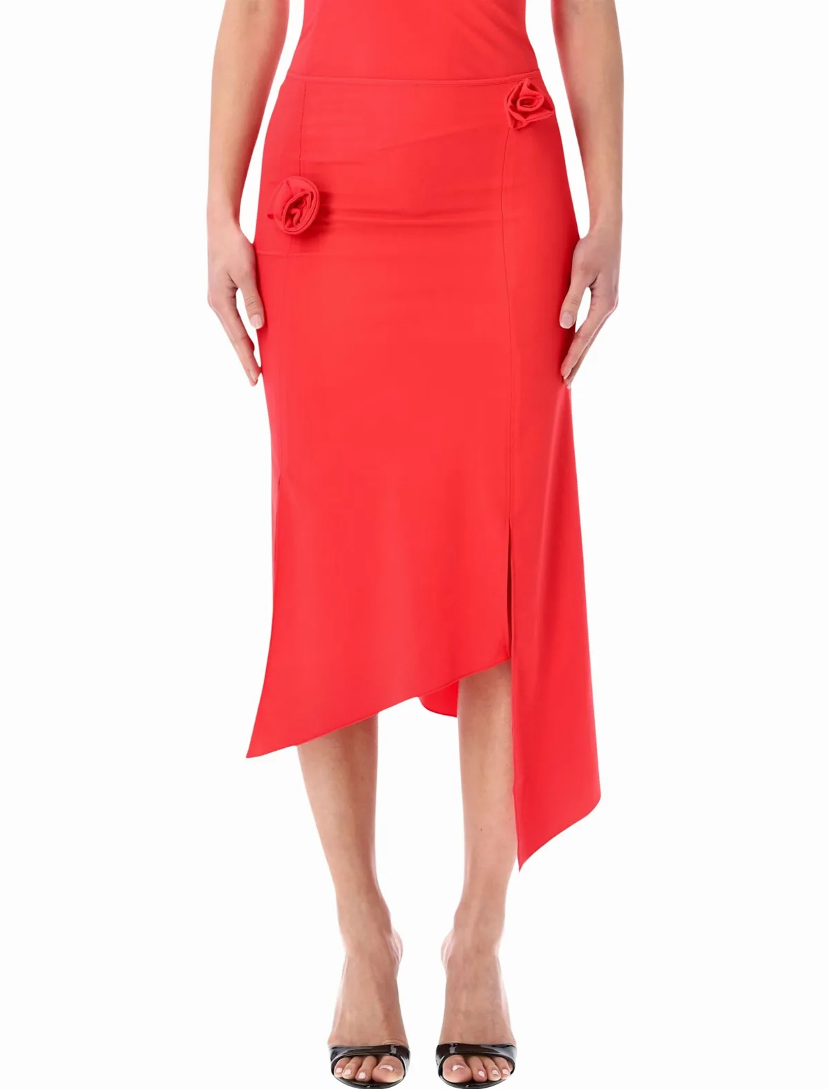 Flower Asymmetric Skirt