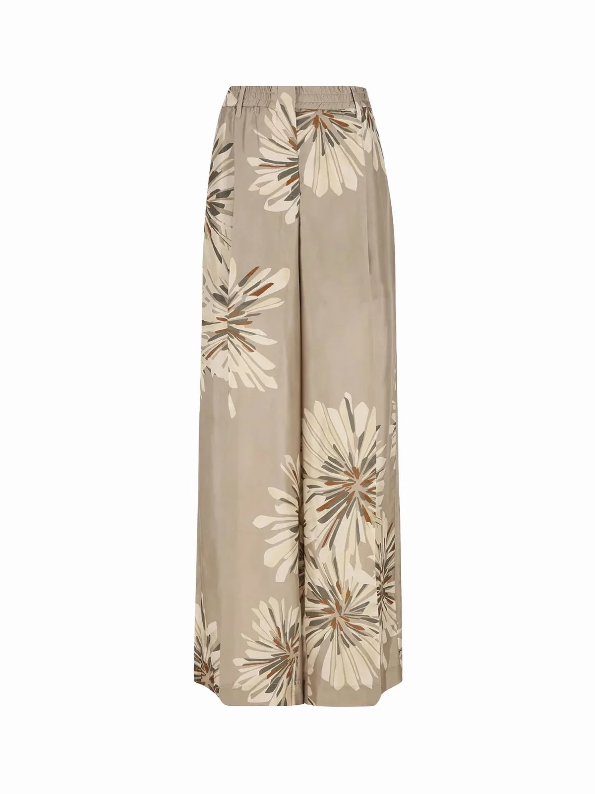 Printed Silk Trousers