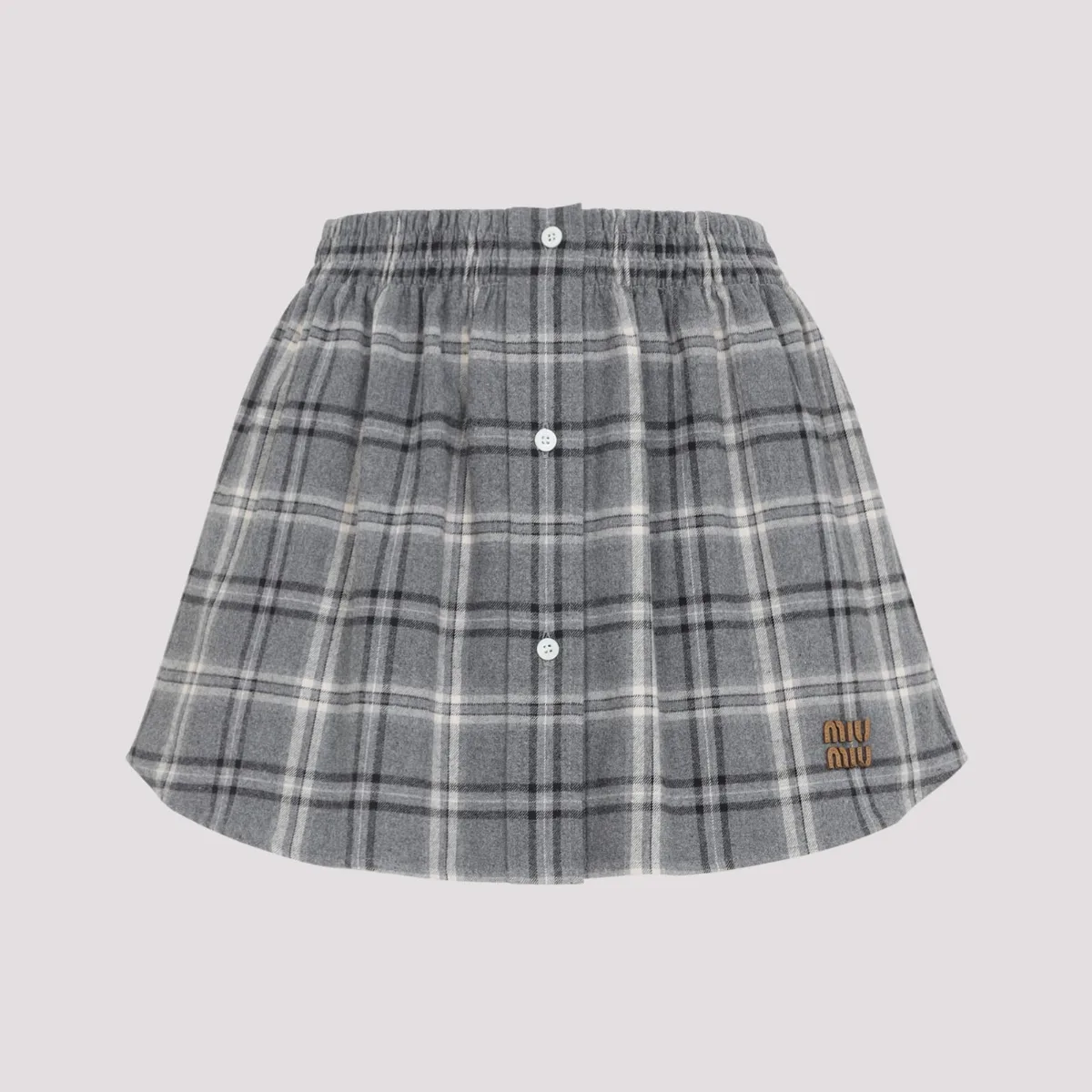 Cotton Midi Skirt