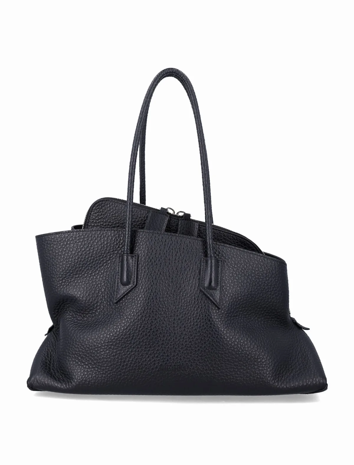 La Passeggiata Medium Grainy Leather Tote