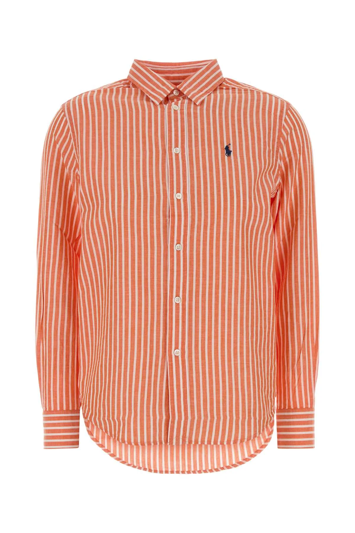 Embroidered Cotton Blend Shirt