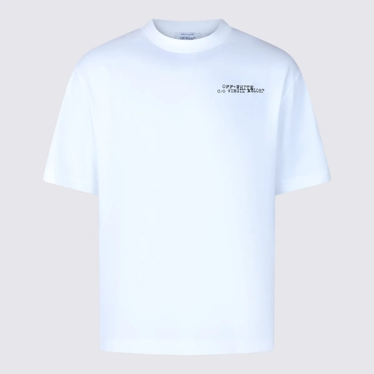 White Cotton Cross T-shirt